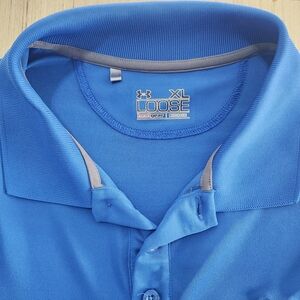Under Armour Men's Vibrant Blue Polo